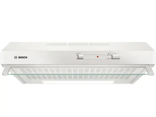 Hota traditionala Bosch DUL62FA21, 115 W, 250 m3/h, Clasa D, LED 4 W, 3 viteze (Alb)