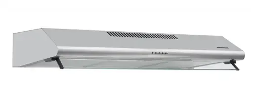 Hota traditionala Heinner HCH-490-SS, 2 motoare, Putere de absorbtie 304.5 m3/h, Lumina LED, 3 trepte de viteza, 90 cm, Inox