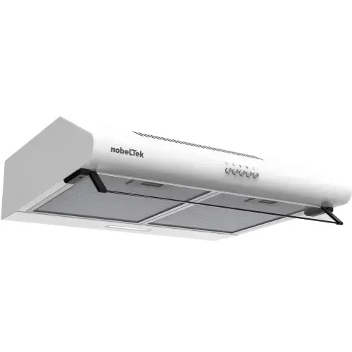 Hota traditionala NobelTek NHO-CL60F49W, Putere de absorbtie 400 mc/h, Iluminare LED, 60 cm (Alb)