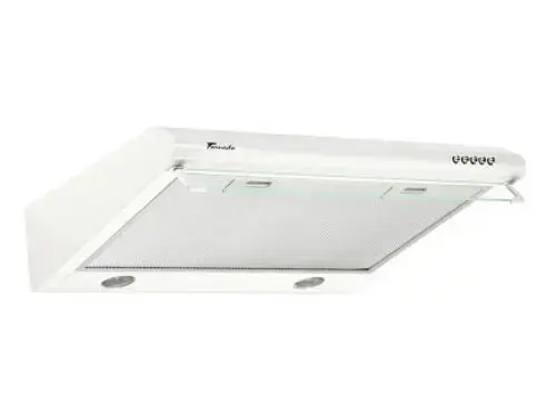 Hota traditionala Tornado Bona 10 (50) LED, 1 motor, latime 50 cm, absorbtie 380 m3/ora, filtru anti-grasimi aluminiu 5 straturi (Alb)