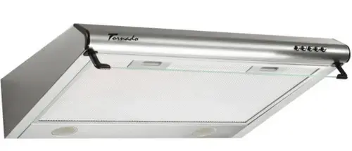Hota traditionala Tornado Bona 20 (50), 2 Motoare, 560 m3/h, Filtru anti-grasimi, Clasa D, 50 cm (Inox)