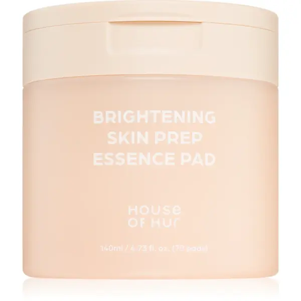 House of Hur Brightening Skin Prep Essence Pad dischete de tonifiere pentru uniformizarea nuantei tenului 140 ml