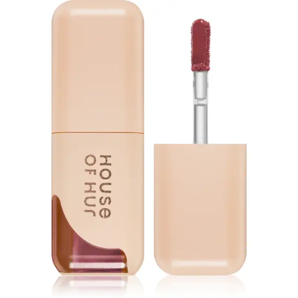 House of Hur Glowy Ampoule Tint luciu de buze rezistent cu efect de hidratare culoare 03 Dawn Pink 4.5 g