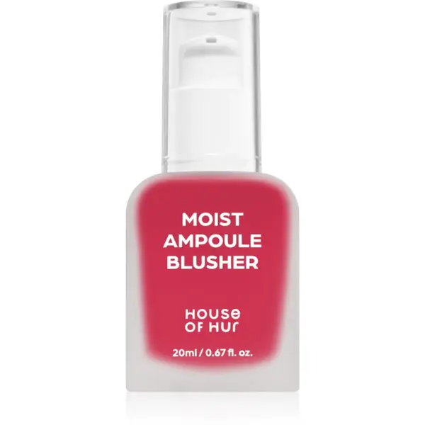 House of Hur Moist Ampoule Blusher fard de obraz lichid culoare 02 Deep Plum 20 ml