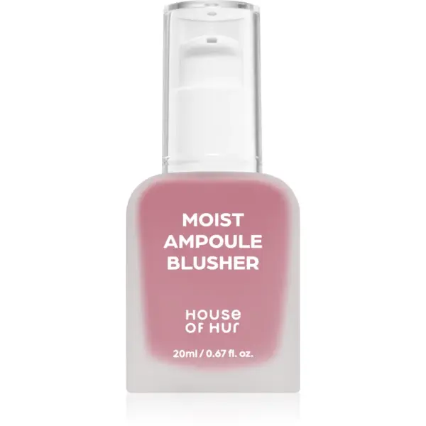 House of Hur Moist Ampoule Blusher fard de obraz lichid culoare 04 Lavender Flush 20 ml