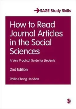 How to Read Journal Articles in the Social Sciences, Paperback/Phillip Chong Ho Shon