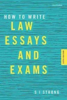 How to Write Law Essays & Exams. 6 Revised edition, Paperback/***
