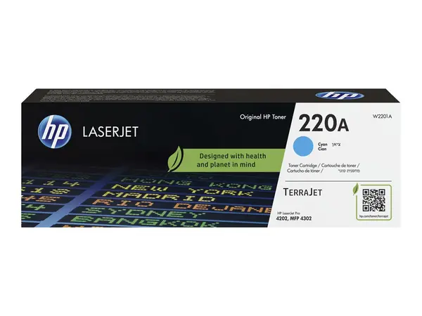 HP 220A Cyan (W2201A) - Toner Original LaserJet, 1800 pagini, compatibil 4301 4303