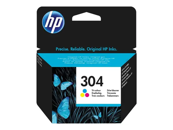 HP 304 Tri color - Cartus Cerneala Original HP N9K05AE UUS, 100 pagini, Cyan Magenta Yellow