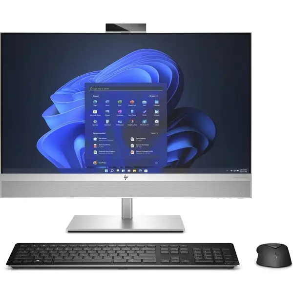 HP Calculator All in One HP EliteOne 870 G9, 27 inch QHD Touchscreen, Intel Core i5-14500, 16GB RAM, 512GB SSD, Windows 11 Pro, Argintiu