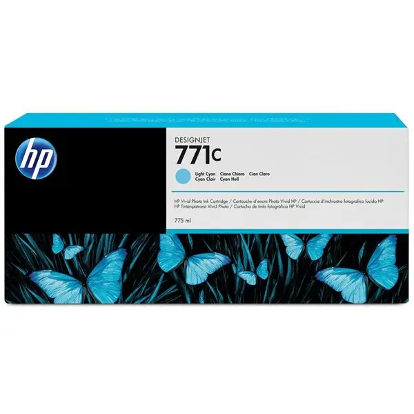 HP Cartus cerneala B6Y12A (771C) cyan foto HP original 775ml