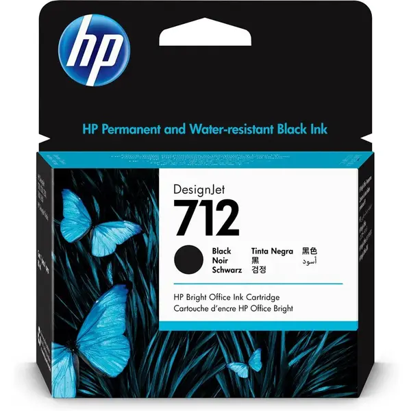 HP Cartus Cerneala HP 712 Black 3ED71A