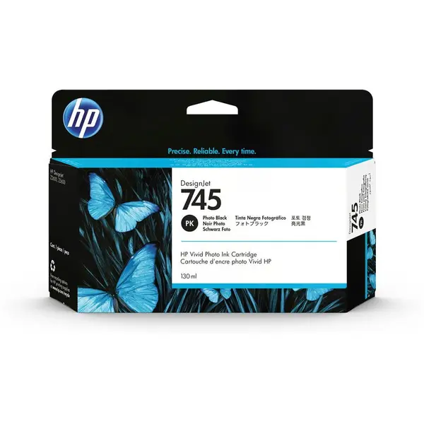 HP Cartus Cerneala HP 745, 130 ml, Negru Foto