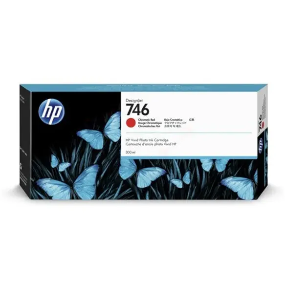 HP CARTUS CHROMATIC RED NR.746 P2V81A 300ML ORIGINAL HP DESIGNJET Z6 A1 24