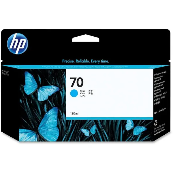HP CARTUS CYAN VIVERA NR.70 C9452A 130ML ORIGINAL HP DESIGNJET Z2100