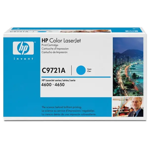 HP Cartus de toner original HP 641A, laser, 8000 de pagini, compatibil HP Color LaserJet 4600 si 4650, Cyan