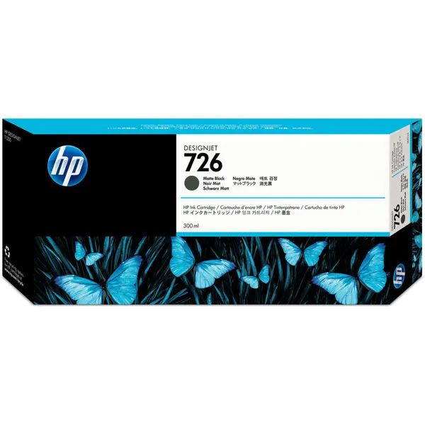 HP Cartus original HP 726 (CH575A), Negru Mat