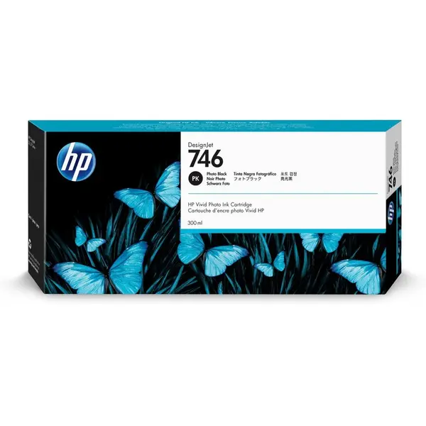 HP CARTUS PHOTO BLACK NR.746 P2V82A 300ML ORIGINAL HP DESIGNJET Z6 A1 24
