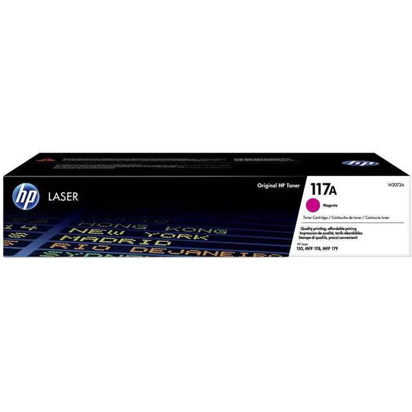 HP CARTUS TONER NR. 117A MAGENTA W2073A 0.7K ORIGINAL HP COLOR LASER MFP 179FNW