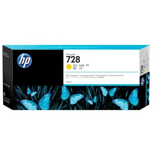 HP CARTUS YELLOW NR.728 F9K15A 300ML ORIGINAL HP DESIGNJET T730