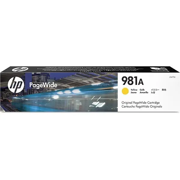 HP CARTUS YELLOW NR.981A J3M70A ORIGINAL HP PAGEWIDE ENTERPRISE 556DN