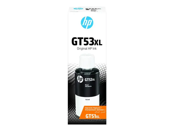 HP GT53 Black 135 ml - Cerneala Originala HP 1VV21AE, High Capacity, 6000 pagini