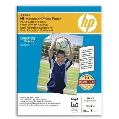 HP HARTIE CERNEALA HP PHOTO ADVANCED GLOSSY 25COLI 250G Q8696A
