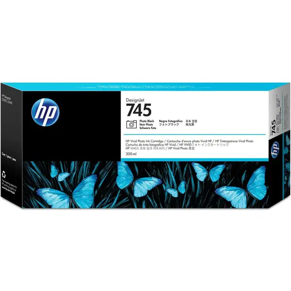 HP HP 745 Ink Cartridge Photo Black 300 ml