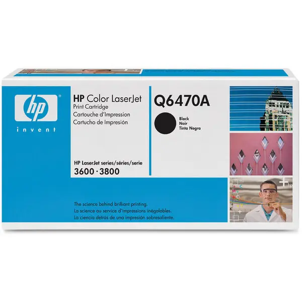 HP HP Q6470A BLACK TONER CARTRIDGE