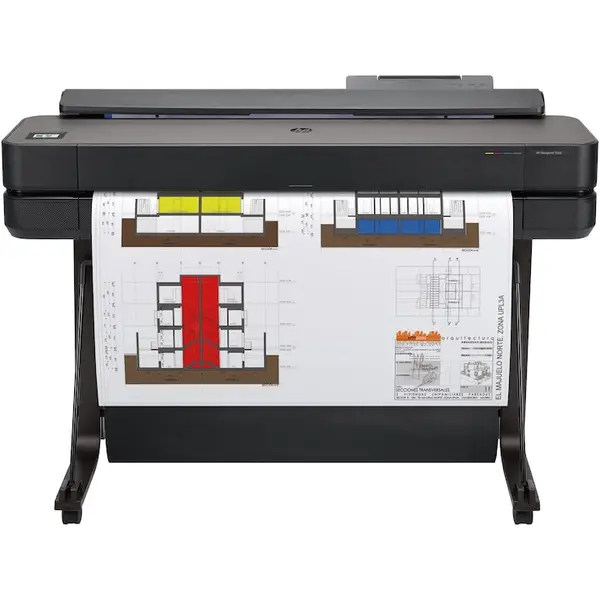 HP Imprimanta color Inkjet HP DesignJet T650 36inch 2025 Edition, A1, 25 s/pagina pe A1, 2400 x 1200 dpi, USB, LAN, Wi-Fi, Cutter