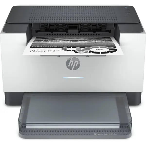 HP Imprimanta HP M209DW Laser, Monocrom, Format A4, Retea, Wi-Fi, GriAlb