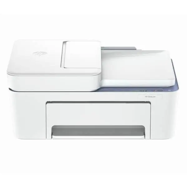 HP Imprimanta multifunctionala HP DeskJet 4322 All-in-One, inkjet color, A4, ADF, viteza 8.5 ppm alb-negru / 5.5 ppm color, USB, Wi Fi, alb-gri