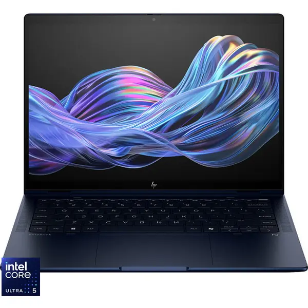 HP Laptop HP 14'' EliteBook X Flip G1i 14, WUXGA IPS Touch, Procesor Intel® Core™ Ultra 5 228V (8M Cache, up to 4.50 GHz), 32GB LPDDR5X, 1TB SSD, Intel Arc 130V, 4G LTE, Win 11 Pro, Albastru