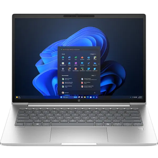 HP Laptop HP 14'' ProBook 4 G1a 14, WUXGA, Procesor AMD Ryzen™ 7 250 (16M Cache, up to 5.10 GHz), 24GB DDR5, 1TB SSD, AMD Radeon 780M, Windows 11 Pro, Argintiu