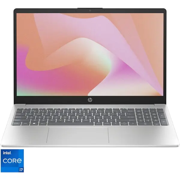 HP Laptop HP 15-fd0080nq cu procesor Intel® Core™ i7-1355U pana la 5.0 GHz, 15.6, Full HD, 16GB DDR4 RAM, 512GB SSD, Intel® Iris® Xe Graphics, Free DOS, Moonlight Blue
