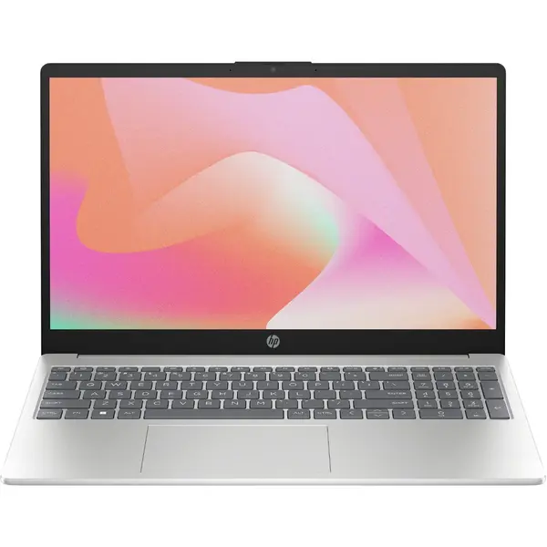 HP Laptop HP 15-fd1024nq, Intel Core 5 120U, 15.6inch, FHD, 8GB DDR4, 256GB, PCIe Intel Graphics, FreeDOS, Argintiu