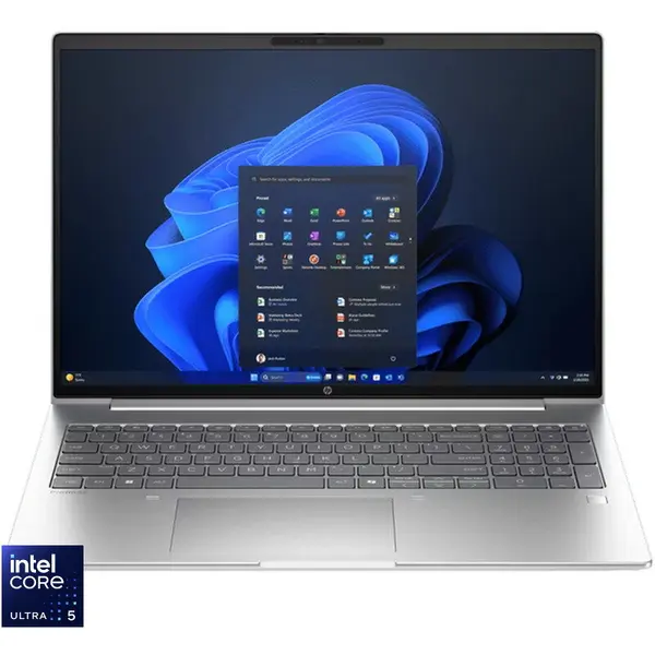 HP Laptop HP 16'' ProBook 4 G1i 16, WUXGA IPS Touch, Procesor Intel® Core™ Ultra 5 225H (18M Cache, up to 4.90 GHz), 16GB DDR5, 512GB SSD, Intel Arc 130T, Win 11 Pro, Silver