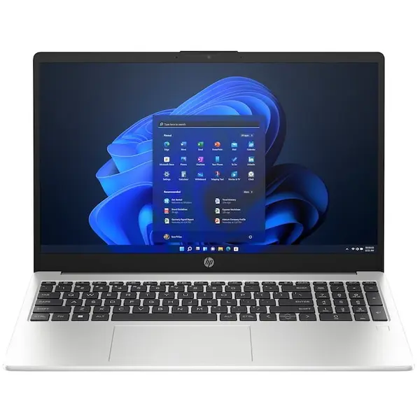 HP Laptop HP 250 G10, procesor Intel Core i5-1334U, 15.6 inch, Full HD, 16GB RAM, 512GB SSD, Intel Iris Xe Graphics, No OS, Argintiu