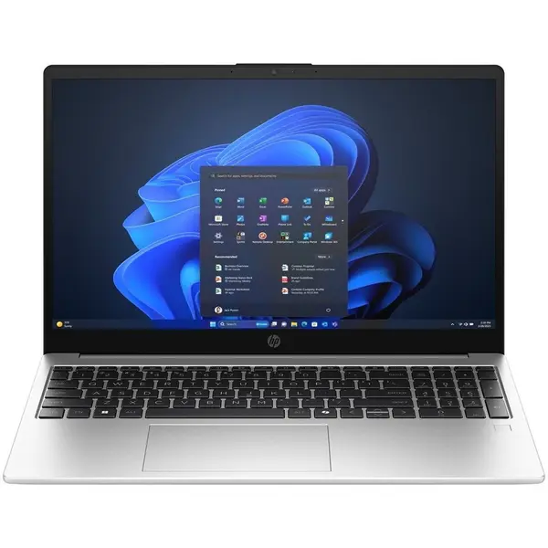 HP Laptop HP 255R G10, AMD Ryzen 7 7735U, 15.6 inch FHD, 16GB RAM, 512GB SSD, Windows 11 Home, Argintiu