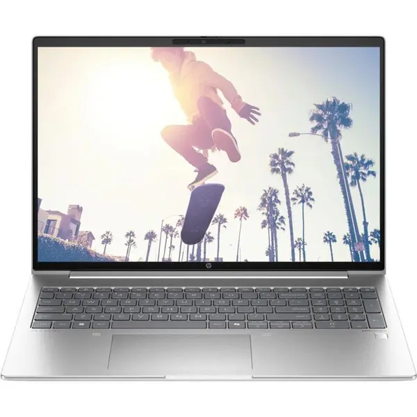 HP Laptop HP 460 G11, Intel Core Ultra 7 155U, 16 inch WUXGA, 8GB RAM, 512GB SSD, Free DOS, Argintiu (INT Keyboard)