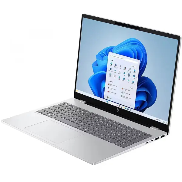 HP Laptop HP OmniBook 7 16-az0222nw, Intel Core 5 210H, 16 inch, RAM 16 GB, SSD 512 GB, Intel Graphics, Windows 11, Argintiu