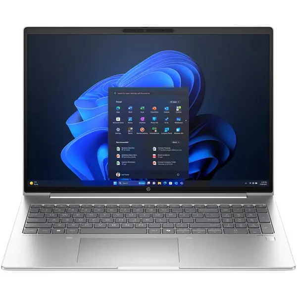 HP Laptop HP ProBook 465, AMD Ryzen 5 PRO 7535U, 16 inch, RAM 16 GB, SSD 512 GB, AMD Radeon 660M, Windows 11 Pro, Argintiu