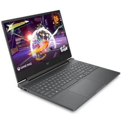 HP Laptop HP Victus 15-fb3020nw, procesor AMD Ryzen 5 240, 15.6 inch, Full HD, 144Hz, 16GB RAM, 512GB SSD, NVIDIA GeForce RTX 5050 4 GB, Windows 11 Home, Negru