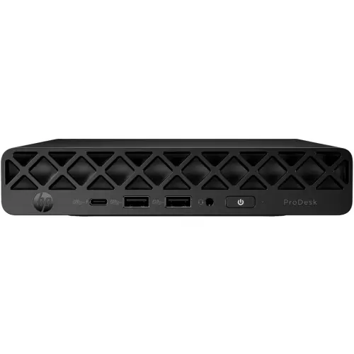 HP Mini PC HP ProDesk 4 G1i AI PC, procesor Intel Core Ultra 7 265T, 16 GB DDR5-SDRAM, 1 TB SSD, Intel Graphics, Windows 11 Pro, Negru