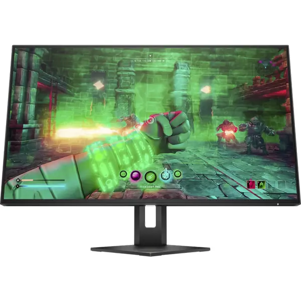 HP Monitor Gaming IPS HP LED OMEN 27 27u, Ultra HD (3840 x 2160), HDMI, DisplayPort, AMD FreeSync, Boxe, 144 Hz, 1 ms, Negru