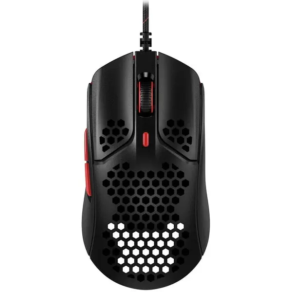 HP Mouse gaming HyperX Pulsefire Haste, Sensor Pixart, 3.2 DPI, Negru/Rosu