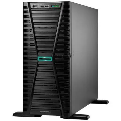 HP Server HPE ProLiant ML110 Gen11, Tower, Intel Xeon Bronze 3508U 8 C / 8 T, 2.1 GHz - 2.2 GHz, 22.5 MB cache, 125 W, 32 GB DDR5 ECC, 4 x LFF, 2 x 1000 W, Fara sistem de operare
