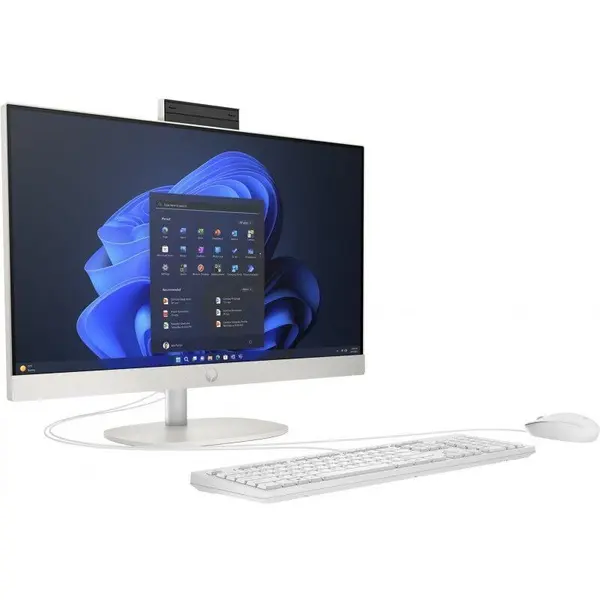HP Sistem Desktop All-In-One HP ProOne 240 G10, 23.8 inch 1920 x 1080, Intel Core I3 N300 8 C - 8 T, 3.8 GHz, 6 MB cache, 8 GB RAM, 512 GB SSD, Intel UHD Graphics, Windows 11 Pro, Alb