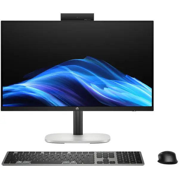 HP Sistem desktop All In One HP ProStudio 4 G1i, 23.8 inch, Full HD IPS, Intel® Core™ Ultra 7 265T 1.5GHz Arrow Lake, 16GB RAM, 512GB SSD, Intel Graphics, Camera Web, Windows 11 Pro