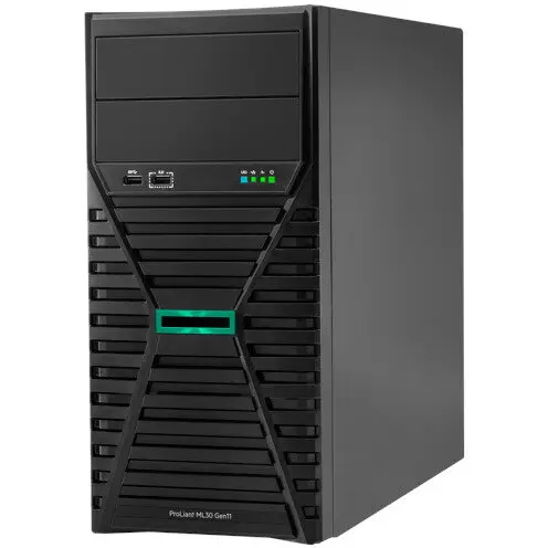 HP Sistem server HP ProLiant ML30 Gen11, Procesor Intel® Xeon® 6333P 3.1GHz Raptor Lake, 32GB UDIMM RAM, 2x 480GB SATA 6G SSD, MR216i‑p, 8x Hot Plug SFF